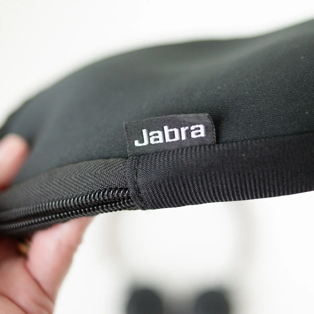 Jabra Evolve 40 Wired Stereo Headset Black Red Call Center Headphones Case‎